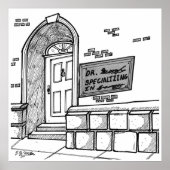 Handschrift Cartoon 2059 Poster (Voorkant)