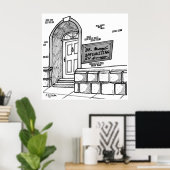 Handschrift Cartoon 2059 Poster (Thuiskantoor)