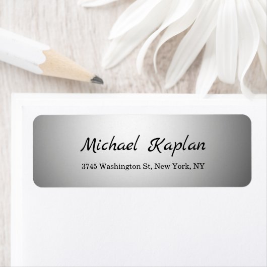 Handschrift Duidelijk Minimalistisch Professioneel Etiket (Insitu)