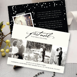  handschrift eerste noel 3 Foto bruiloft Feestdagenkaart