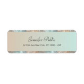 Handschrift Elegant Glitter Hand Script Modern Etiket (Voorkant)