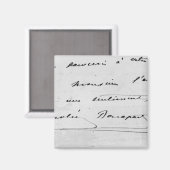 Handschrift en handtekening magneet (Voorkant / Achterkant)