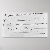 Handschrift en handtekening poster (Voorkant)