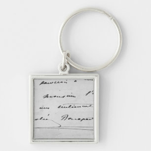 Handschrift en handtekening sleutelhanger