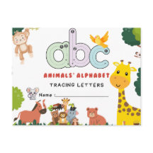 Handschrift FlashCards voor de kleuterschool | A-B