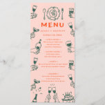 Handschrift Hand getrokken retro bruiloft menu<br><div class="desc">Handschrift Typografie Retro Bruiloft Menu</div>