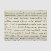 handschrift handschrift tissuepapier (Voorkant)