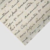 handschrift handschrift tissuepapier (Detail)