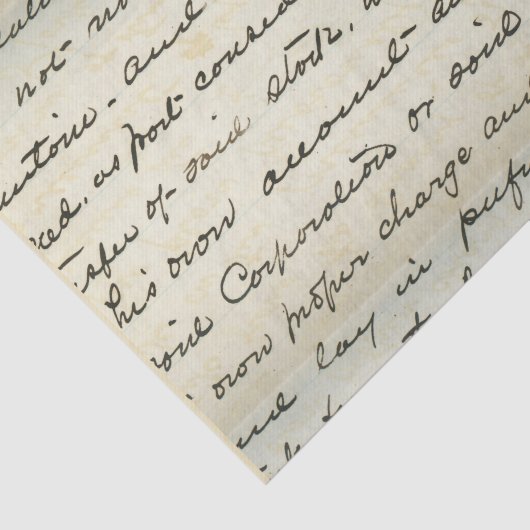  handschrift handschrift tissuepapier (Detail)