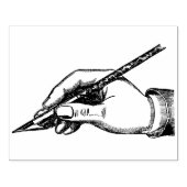  handschrift met kunststempel voor Pen Rubber Rubberstempel (Afrduk)