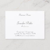 Handschrift Moderne Kleurrijke Sjabloon Beauty Sal Visitekaartje (Achterkant)