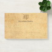 Handschrift Monogram Elegante  Sjabloon Post-it® Notes (Kantoor)