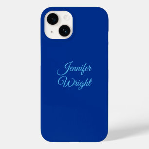 Handschrift Naam Klassieke plaat Luchtmacht Blauw Case-Mate iPhone 14 Hoesje