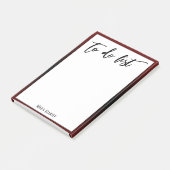 Handschrift om te doen lijst Bourgondië Ombre gren Post-it® Notes (Schuin)