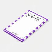 Handschrift om te doen lijst Bright Paarse witte s Post-it® Notes (Schuin)
