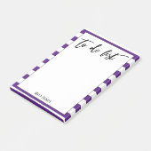 Handschrift om te doen lijst diepe Paarse witte st Post-it® Notes (Schuin)