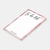 Handschrift om te doen lijst Glitter Bokeh Roos Go Post-it® Notes (Schuin)