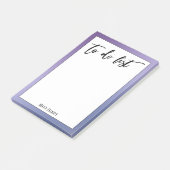 Handschrift om te doen lijst licht Paarse & blauw  Post-it® Notes (Schuin)