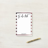 Handschrift om te doen lijst Roos gouden witte str Post-it® Notes (Op bureau)