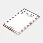 Handschrift om te doen lijst Roos gouden witte str Post-it® Notes (Schuin)