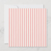 Handschrift Pinky Pastel Retro bruiloft details Kaart (Achterkant)
