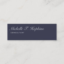 Handschrift Plain Midnight Blue Modern Feminine