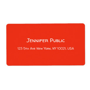 Handschrift Rode witte Sjabloon met Kerstmis Etiket