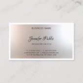 Handschrift Script Beauty Salon Trendy Sjabloon Visitekaartje (Achterkant)