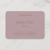 Handschrift Script Modern Elite Design Sjabloon Visitekaartje (Achterkant)