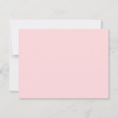 Handschrift Script Naam Blush Roze Sjabloon Modern (Achterkant)
