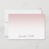 Handschrift Script Naam Roos Gouden Sjabloon (Voorkant)