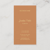 Handschrift Script Naam Sjabloon Modern Elegant Visitekaartje (Achterkant)