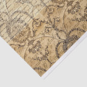 handschrift scroll decoupage en collage tissuepapier (Detail)