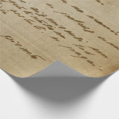 handschrift stijl 1 omslagpapier cadeaupapier (Hoek)