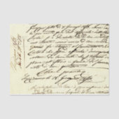 handschrift tissuepapier (Voorkant)