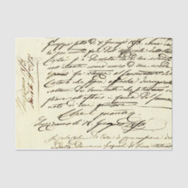  handschrift tissuepapier