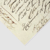  handschrift tissuepapier (Detail)