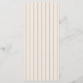 Handschrift Typografie Retro Bruiloft Menu (Achterkant)