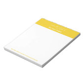 Handschrift van het bureau van de boude mosterdgee notitieblok (Linkerzijde)