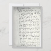 Handschrift van Keats' Ode aan een nachtegaal (Voorkant)