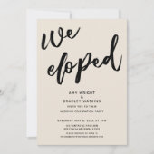 Handschrift We hebben een weduwenkruid gemaakt Kaart (Voorkant)