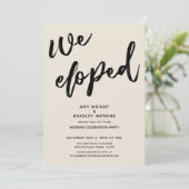 Handschrift We hebben een weduwenkruid gemaakt Kaart (Staand voorkant)