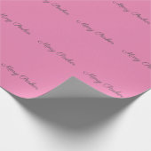 Handschriftafbeelding Eenvoudige roze professionel Cadeaupapier (Hoek)