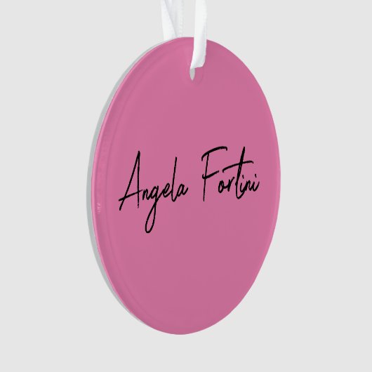 Handschriftafbeelding Eenvoudige roze professionel Ornament (voorkant)