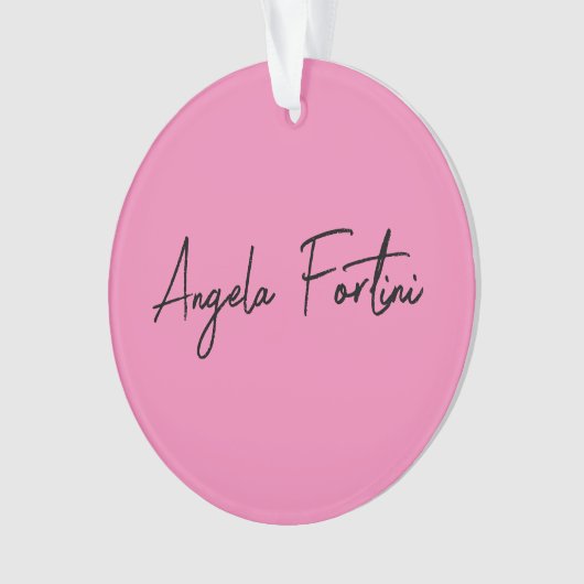 Handschriftafbeelding Eenvoudige roze professionel Ornament (voorkant)