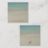 Handschriftafbeelding Sjabloon Zee Waves Sand (Voorkant / Achterkant)