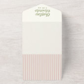 Handschriftafel Retro Weddenschap All In One Uitnodiging (Buitenkant)