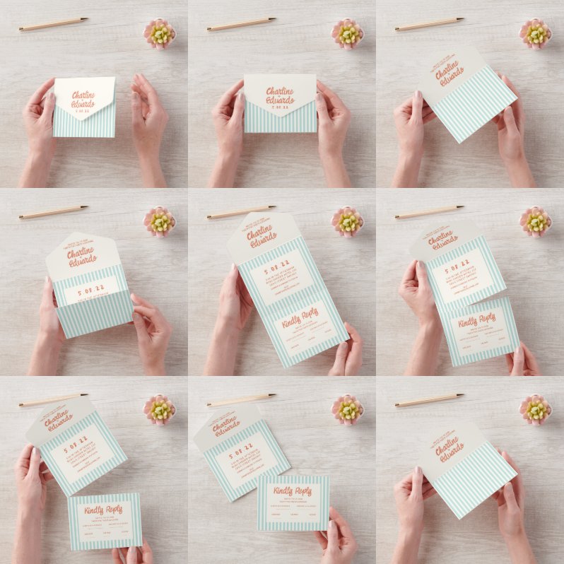 Handschriftafel Retro Weddenschap All In One Uitnodiging