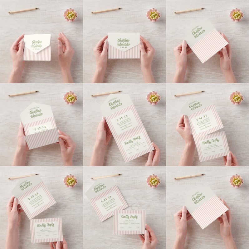 Handschriftafel Retro Weddenschap All In One Uitnodiging