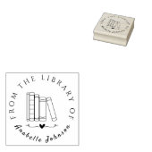  handschriftboeken uit de bibliotheek rubberstempel (Gestempeld)